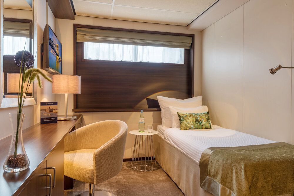 MS Amadeus Diamond - Amadeus Flusskreuzfahrten - 1-Bett-Außenkabine,Kategorie C-EK,Haydn Deck (C-EK)