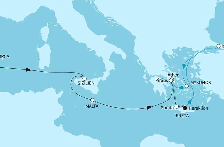 Impressionn zu Sommer 2026 - Mein Schiff 5 - Mittelmeer intensiv