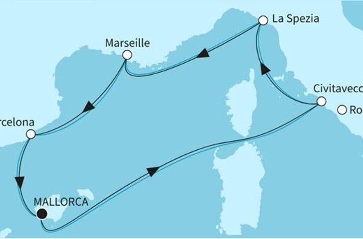 Impression zu Winter 2026/27 - Mein Schiff 4 - Höhepunkte des westlichen Mittelmeers
