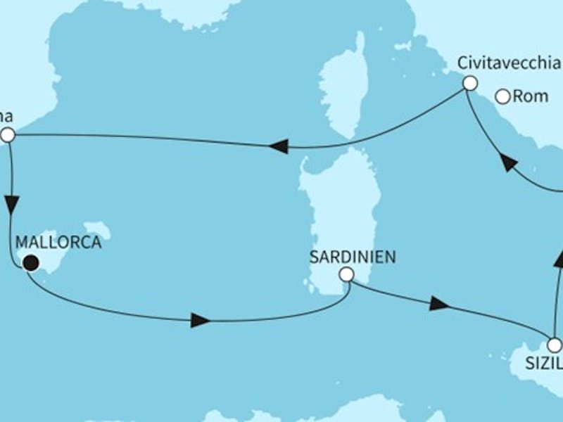 Höhepunkte Spaniens und Italiens