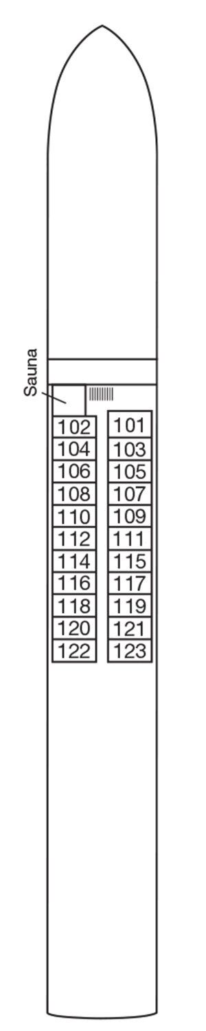 MS Antonia - Phoenix Flusskreuzfahrten - Deck 1 (Neptundeck)