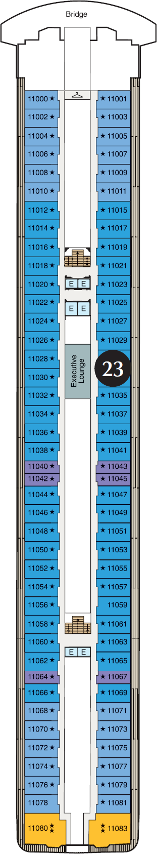 MS Riviera - Oceania Cruises - Deck 11 (Deck 11)
