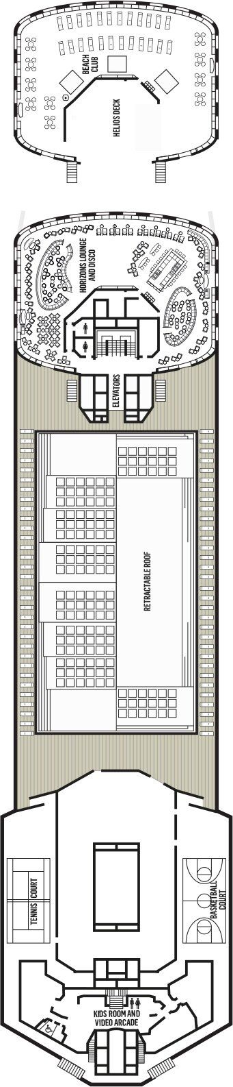 Celestyal Journey - Celestyal Cruises - Deck 12 (Deck 12)