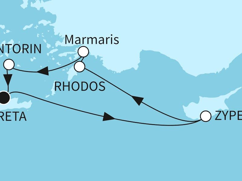 Lieblingsplätze am Östlichen Mittelmeer