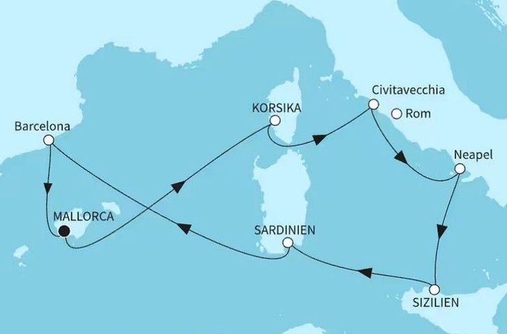 Impression zu Sommer 2027 - Mein Schiff Flow - Italiens Sonnenseiten