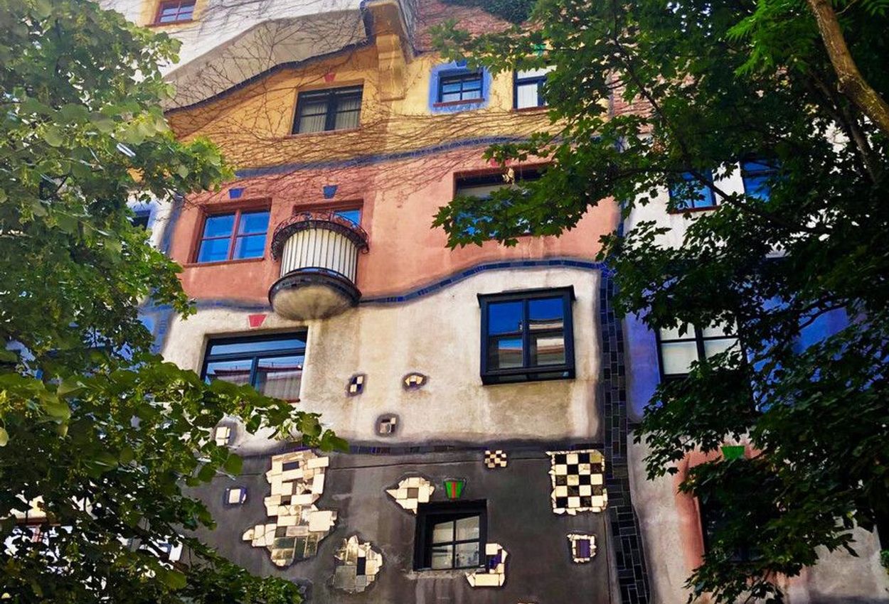 Hundertwasserhaus in Wien, Österreich