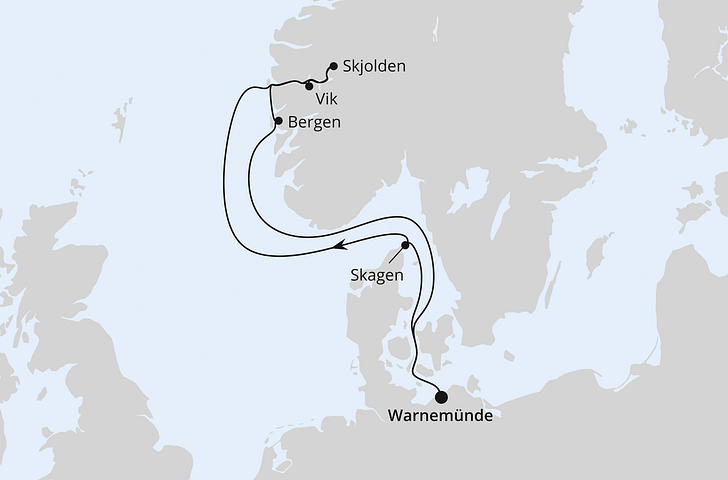 Impressionn zu AIDA Angebot der Woche - AIDAdiva - Norwegens Fjorde ab Warnemünde