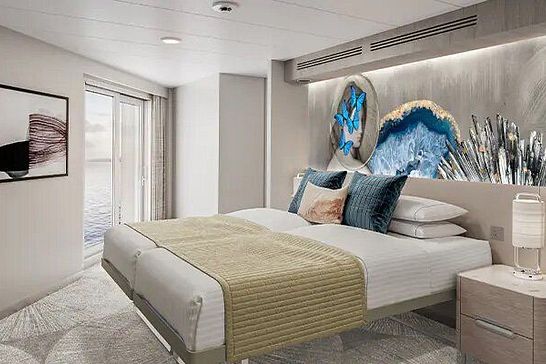 Norwegian Prima - Norwegian Cruise Line - Familiensuite mit Hauptschlafzimmer und Balkon (SJ)