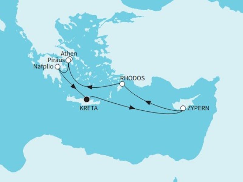 Auf Zeitreise am Östlichen Mittelmeer