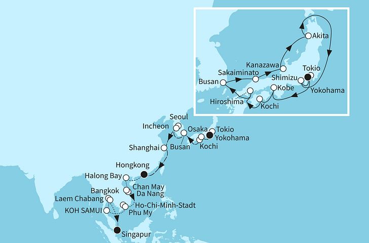 Impression zu Frühjahr 2027 - Mein Schiff 6 - Weltentdecker-Route Asien
