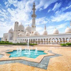 Abu Dhabi, Sheikh Zayed Moschee, Emirate