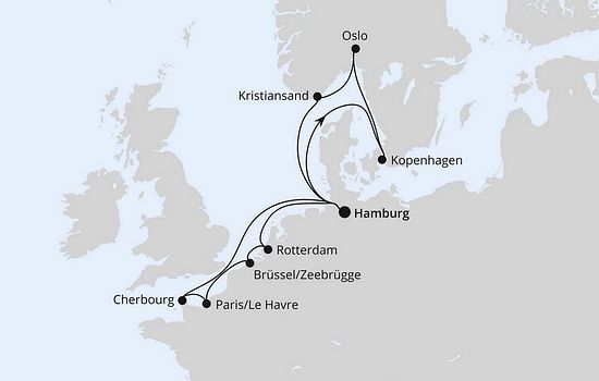  Metropolen & Skandinavien ab Hamburg