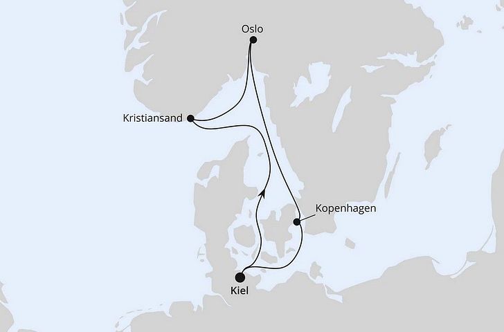 Impression zu AIDAbella Highlights 2025/26 - Südnorwegen & Skandinavien