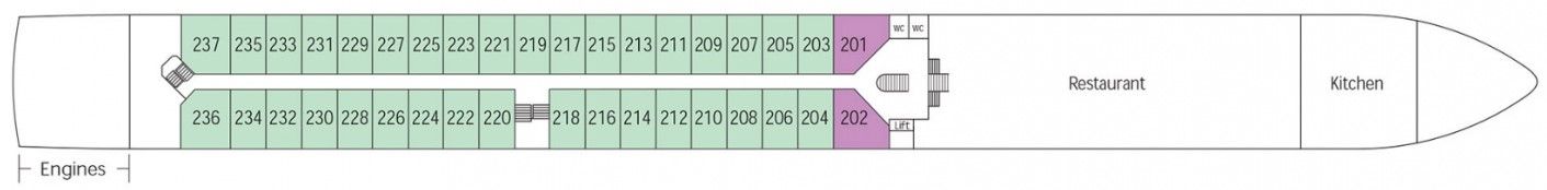 EMILY BRONTÉ - Ohne Reederei - RUBY DECK