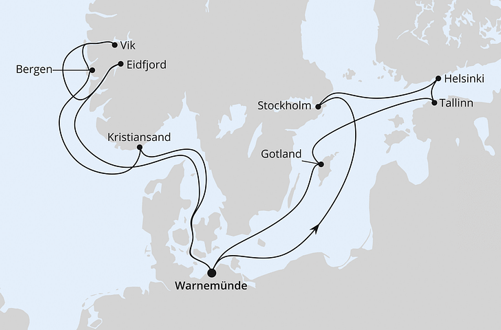 Impression zu Herbstferien 2026 - AIDAluna - Highlights der Nord- und Ostseeküste