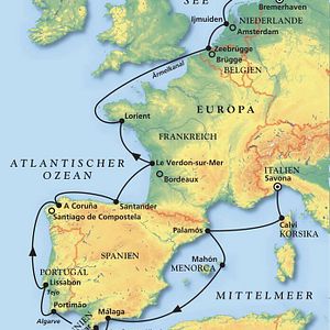 Ajaccio Foch Square Korsika Frankreich