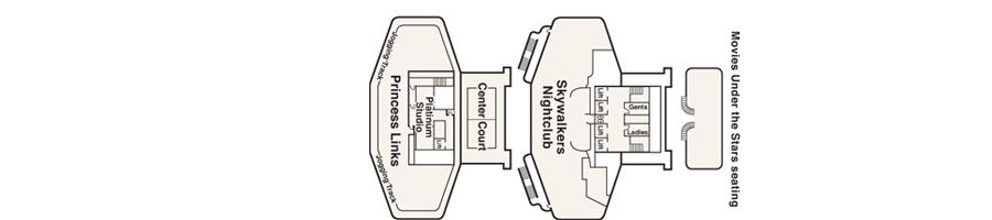 Emerald Princess - Princess Cruises - DECK 18 UND 19 - SKY UND STAR