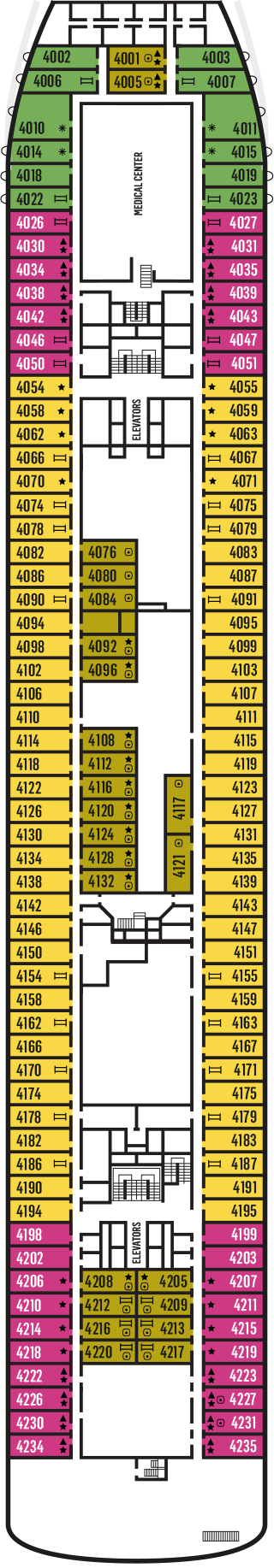 Celestyal Journey - Celestyal Cruises - Deck 4 (Deck 4)