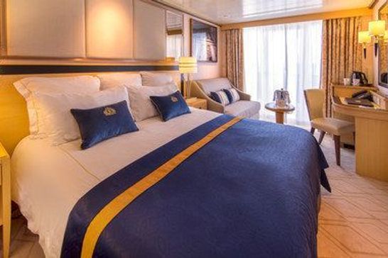 Queen Mary 2 - Cunard Line - Club Zweibettkabinen außen mit Balkon (A1)