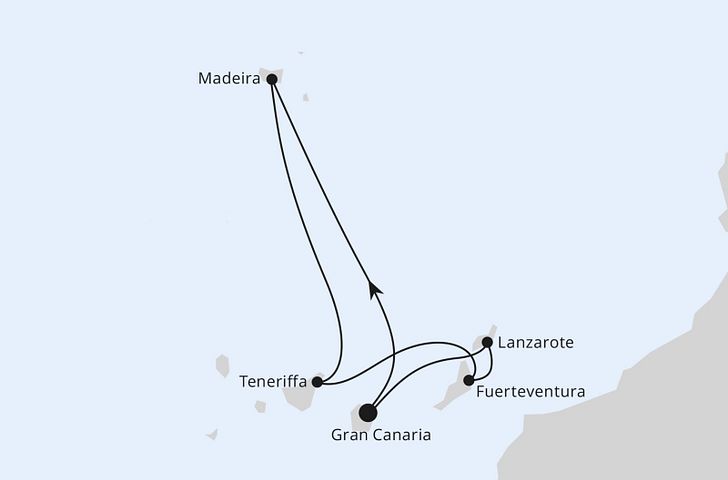 Impression zu Balkon Special - AIDAcosma - Kanaren & Madeira