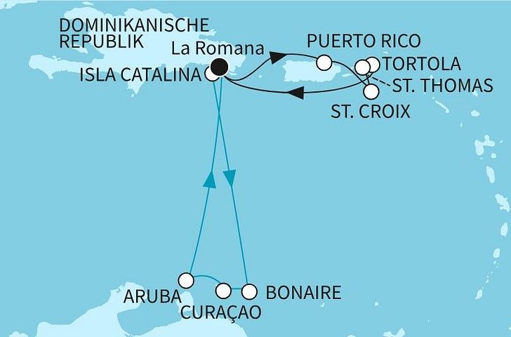 Impression zu Winter 2027/28 - Mein Schiff 1 - Karibische Inselwelten