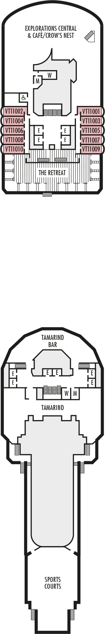 MS Eurodam - Holland America Line - Deck 11 (Observation)