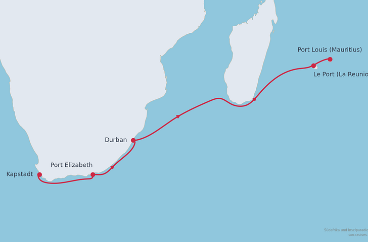 Impression zu Winter 2027/28 - Mein Schiff 5 - Südafrika & Inselparadiese