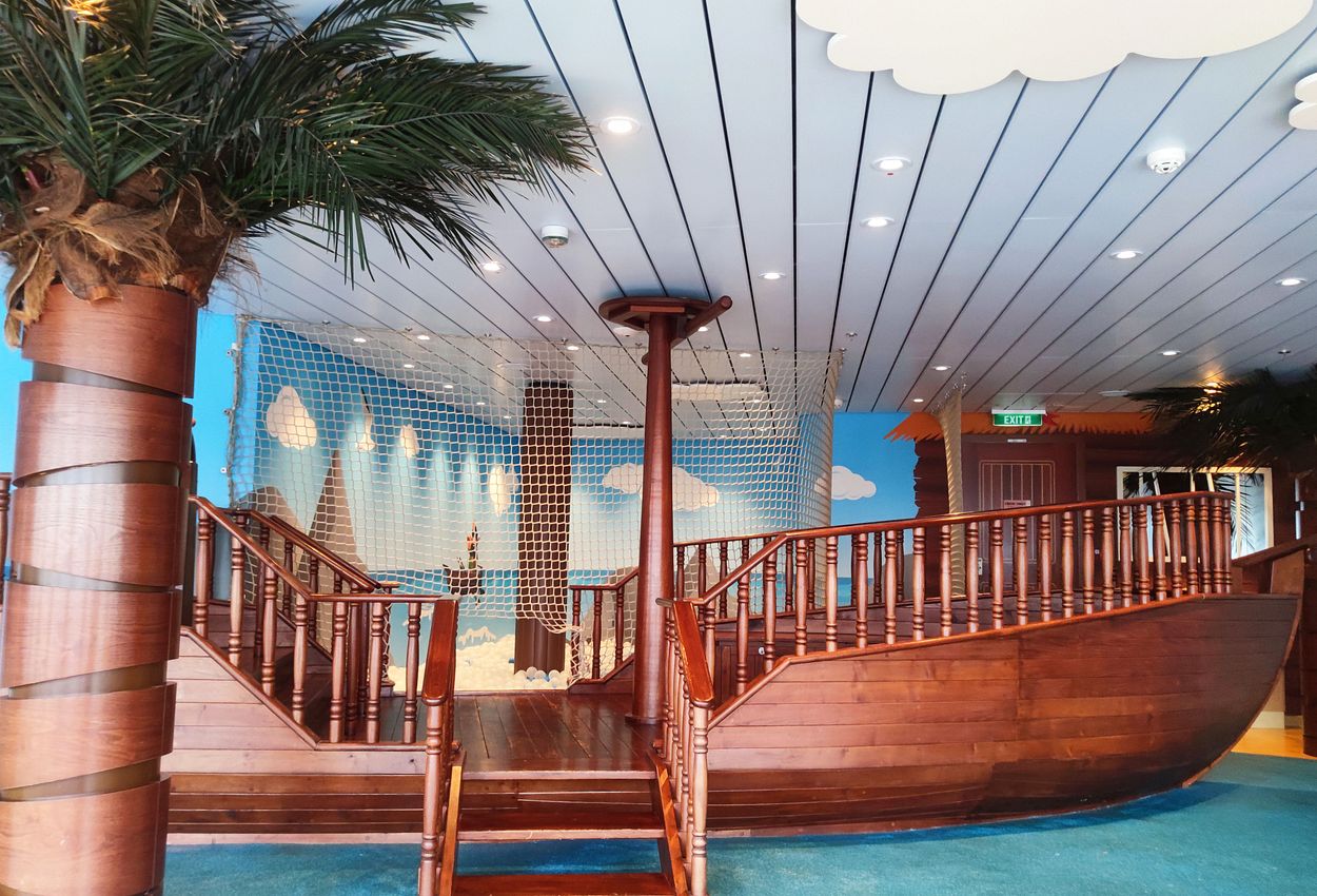 Das Spielschiff im Kids Club auf der AIDAnova