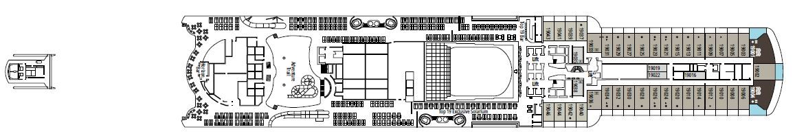 MSC Seascape - MSC Cruises - DECK 19, SIR BANI YAS