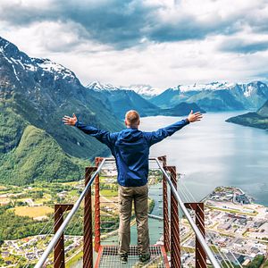 Lofoten, Fjord, Norwegen