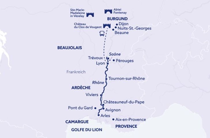 Impressionn zu Zauberhafte Rhône - BIJOU DU RHÔNE - Südfrankreich bis nach Burgund