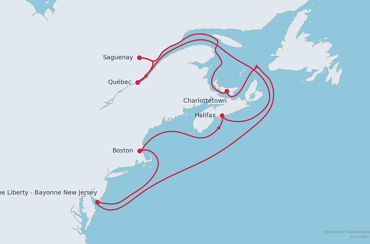 Impression zu Sommer 2027 - Mein Schiff 1 - Ostküste der USA und Kanada
