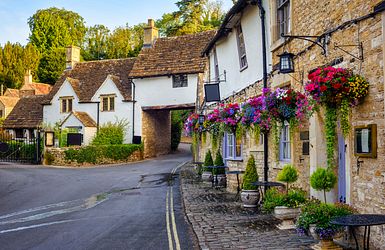 Castle Combe Village in den Cotswolds