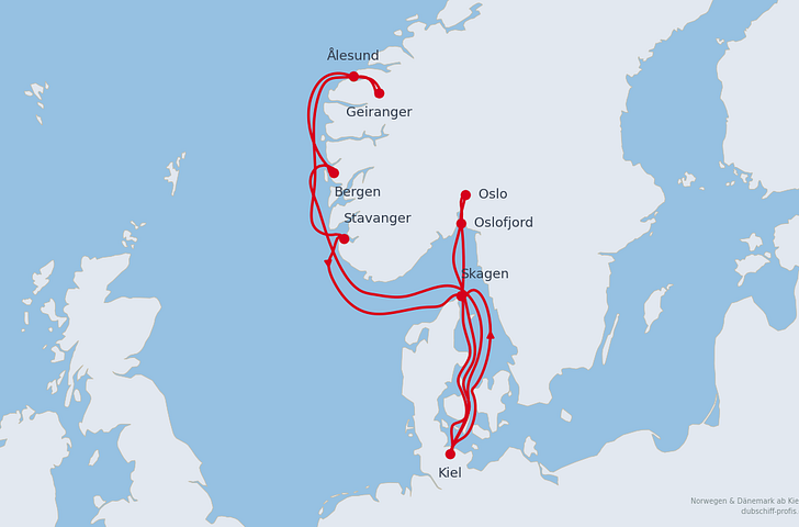Impression zu Sommer 2026 Besttarif - AIDAnova - Norwegen & Dänemark
