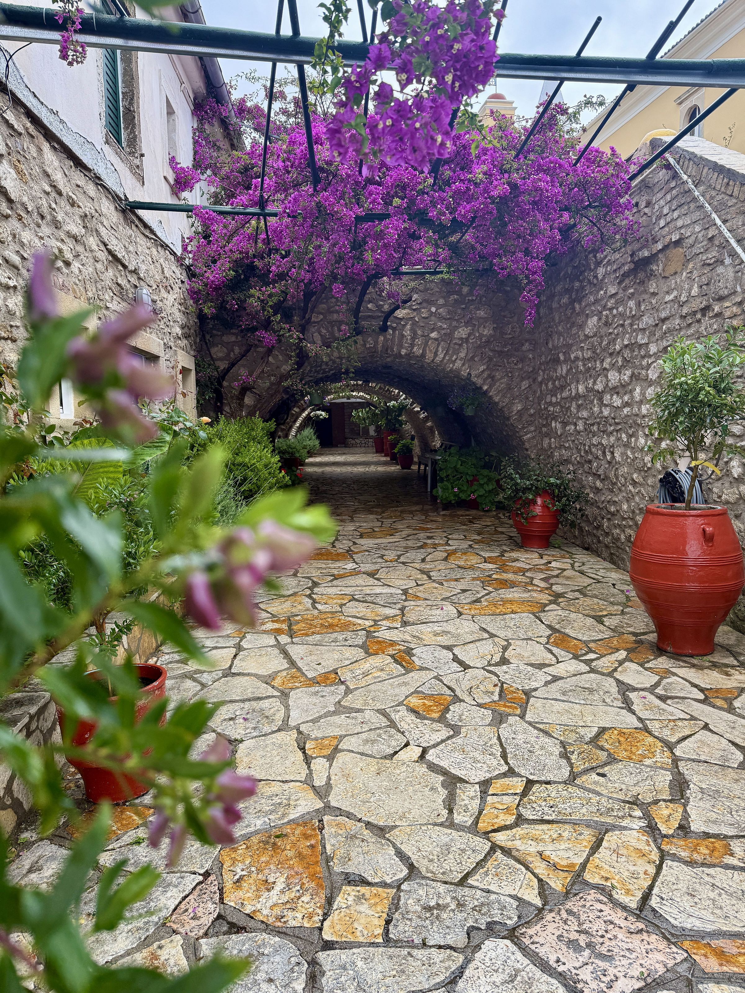 Das Kloster in Paleokastritsa, Korfu