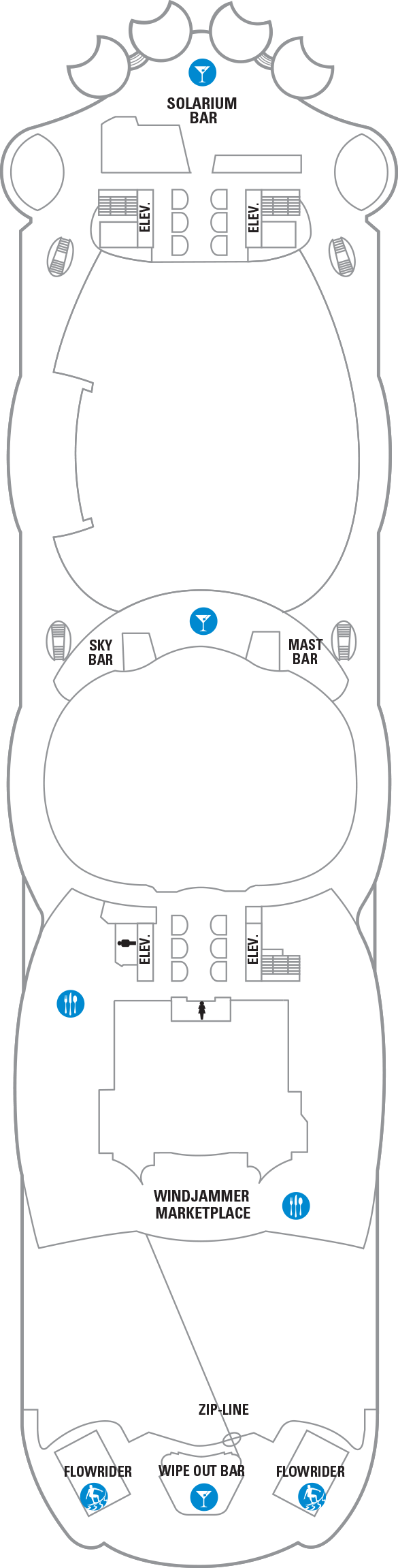 Allure of the Seas - Royal Caribbean International - Deck 16