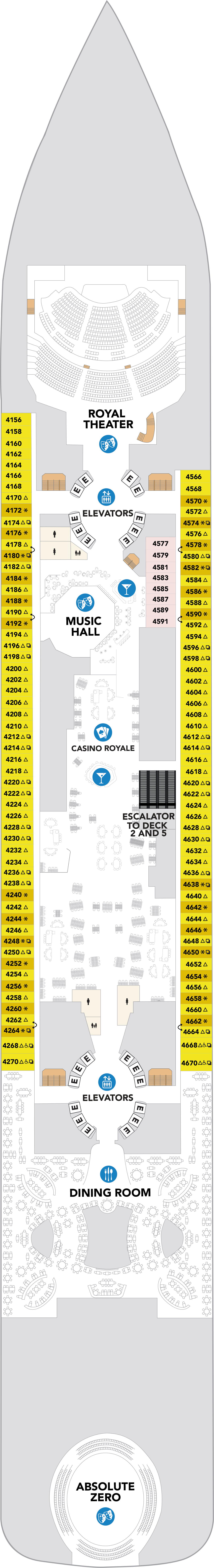 Icon of the Seas - Royal Caribbean International - Deck 4 (Deck 4)