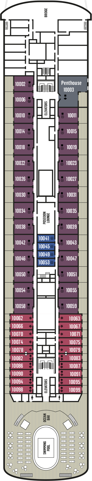 Celestyal Journey - Celestyal Cruises - Deck 10 (Deck 10)