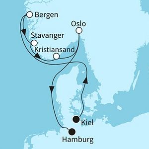 Mein Schiff Relax Drohnenaufnahme