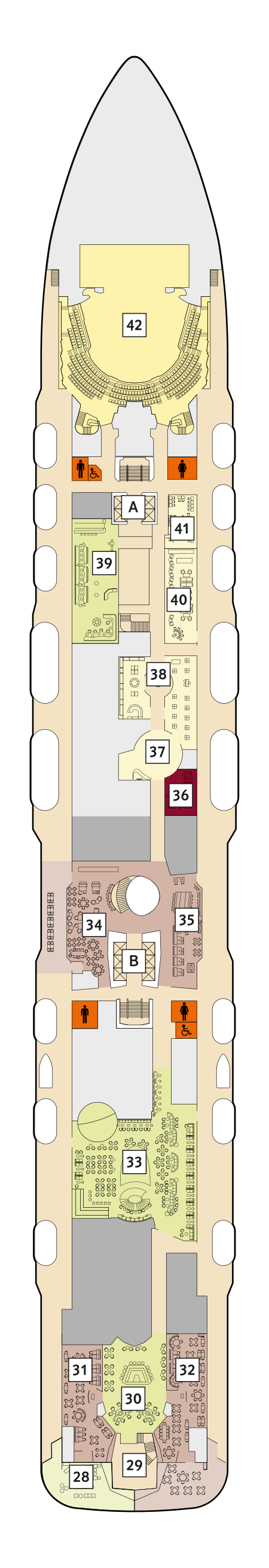 Mein Schiff 3 - TUI Cruises - Deck 5 (Pier)