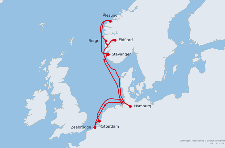 Impression zu Sommer 2027 - AIDAperla - Norwegen, Niederlande & Belgien