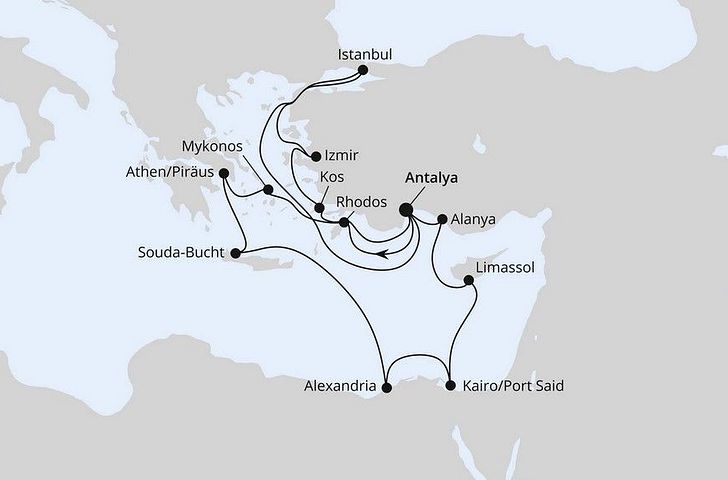 Impression zu AIDA Sommer 2028 - AIDAstella - Mittelmeer mit Ägypten & Istanbul
