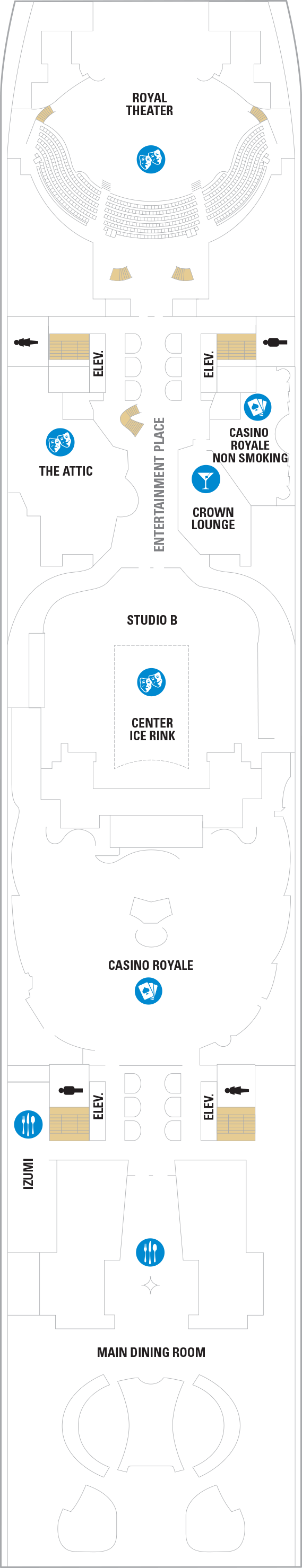 Symphony of the Seas - Royal Caribbean International - Deck 4 (Deck 4)