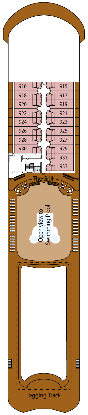 Silver Shadow - Silversea - Deck 9 (Deck 9)