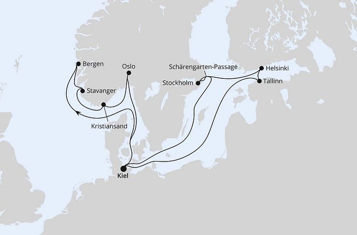 Impression zu AIDA Last Minute - AIDAprima - Ostsee & Norwegen