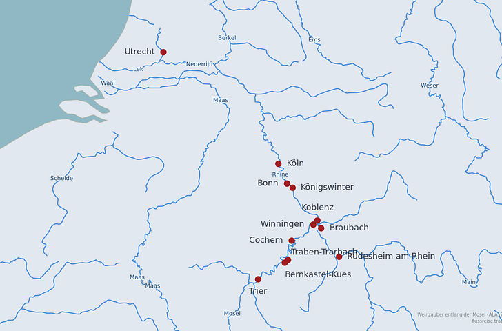 Impression zu Sommer 2026 - MS Alisa - Weinzauber entlang der Mosel
