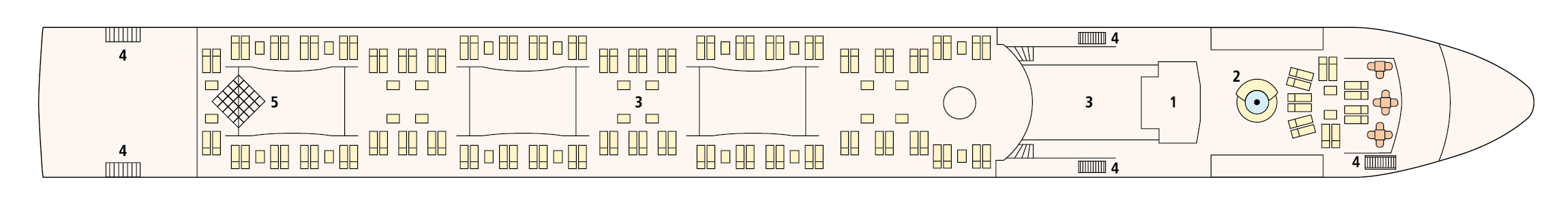 A-ROSA CLEA A-ROSA ALEA Deck 4
