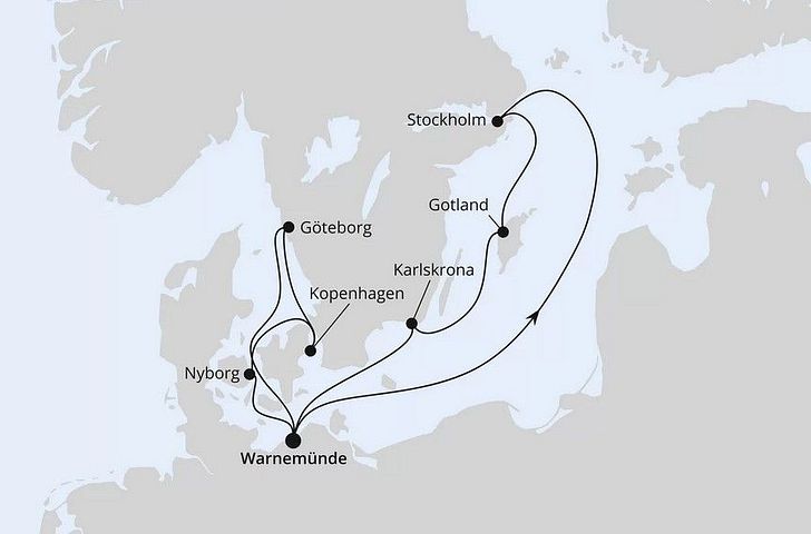 Impression zu Sommerferien 2026 - AIDAmar - Städte der Ostsee