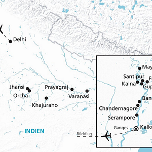 Gangesufer in Varanasi Indien