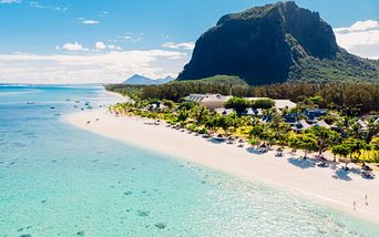 indischer ozean mit mauritius